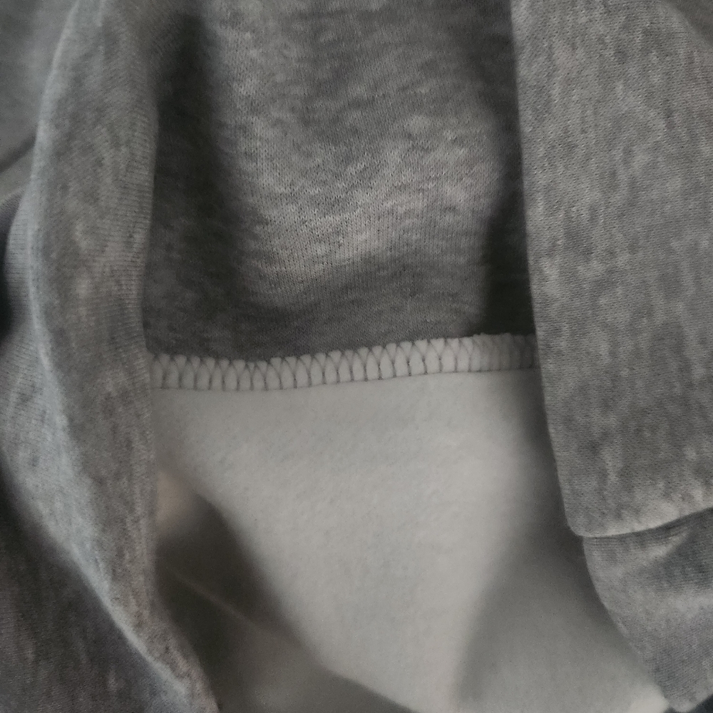 HP!❤️NWT ADIDAS Gray Pullover Logo Hoodie Men's Internal OH Fleece Lined XS - Picture 13 of 16